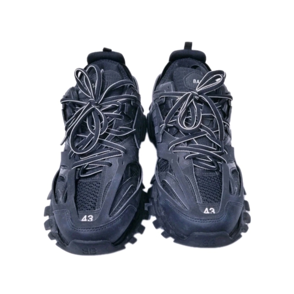 Balenciaga Men's Low-Top Black Track Sneakers Size EU 43 US 10 (EUC) - Picture 3 of 9